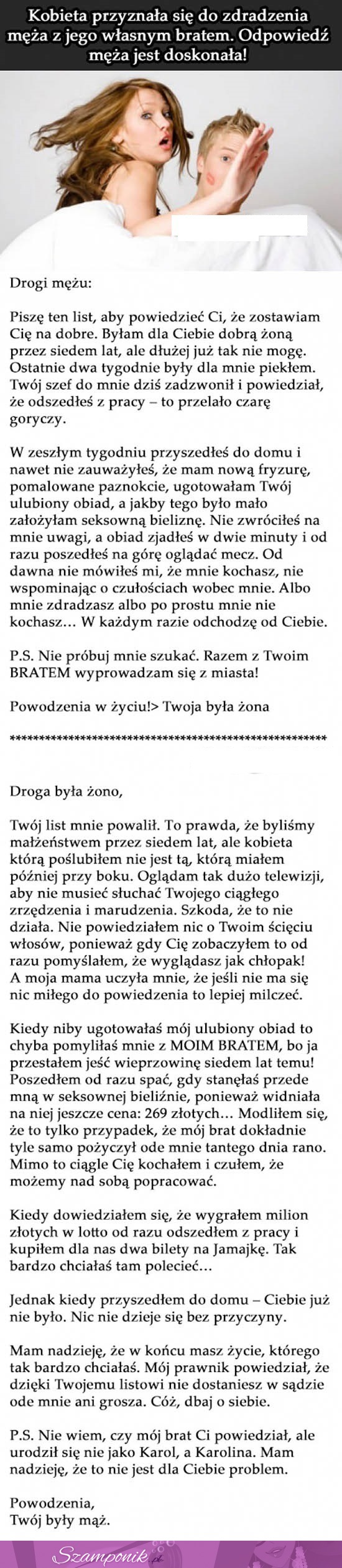 Żona przyznała się do ZDRADY! Zobacz co na to jej mąż! Musisz to zobaczyć ;D