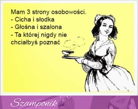 Mam trzy strony osobowości