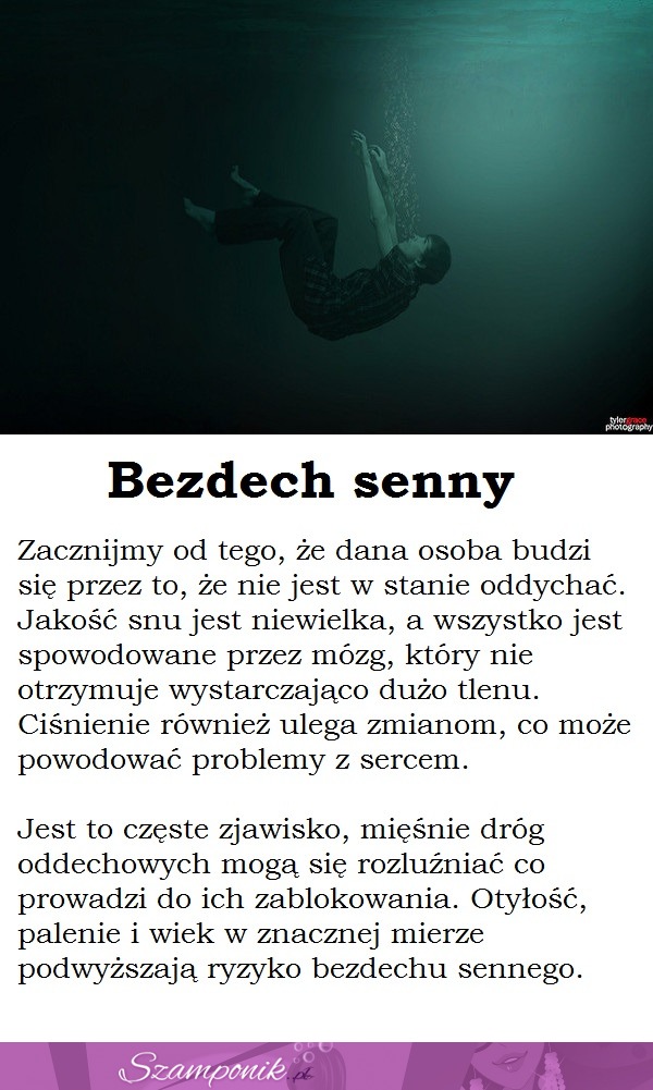 Bezdech senny... Co to jest i dlaczego niektórzy na to chorują?