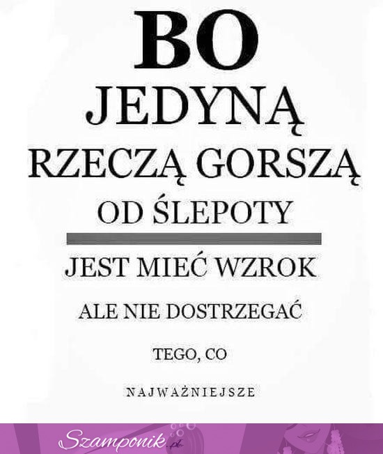 Jedyna gorsza rzecz to właśnie to