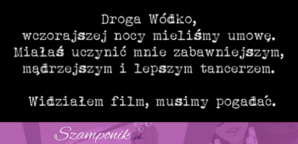 Droga wódko...