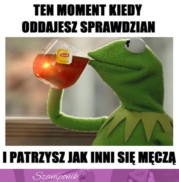 Dobrze, że to już za mną