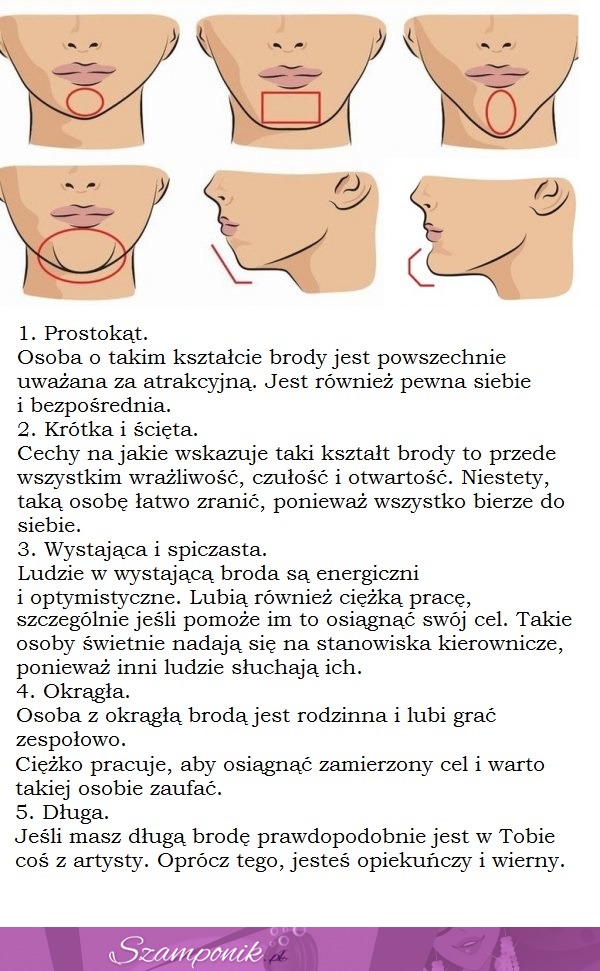 Jaki masz kształt brody i co mówi ona o Twoim charakterze?