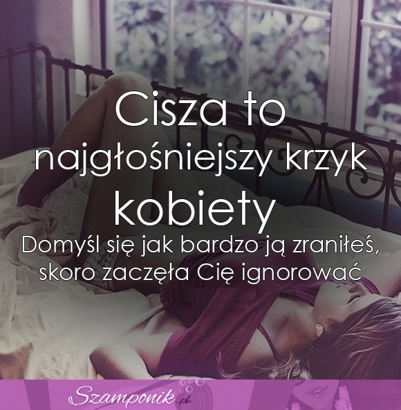 Cisza to najgłośniejszy krzyk