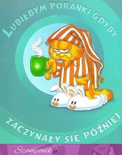 Poranki są ciężkie ;(