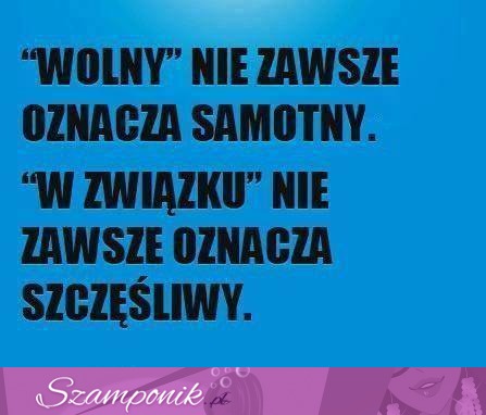 Wolny i w związku