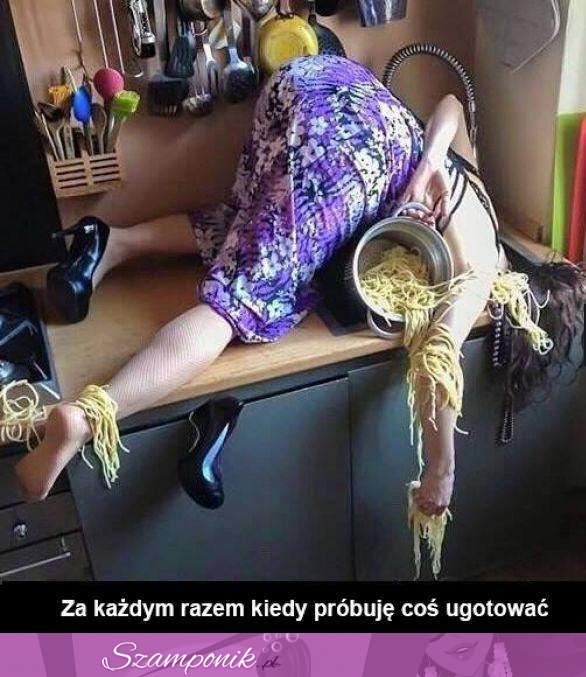 Kiedy próbuję coś ugotować