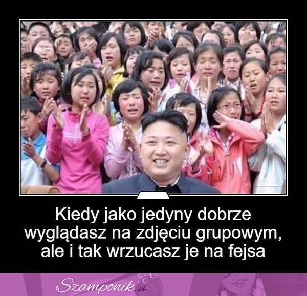 Kiedy jako jedyny dobrze wyglądasz na zdjęciu grupowym