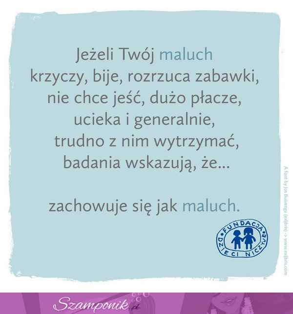 Jeżeli twój maluch...