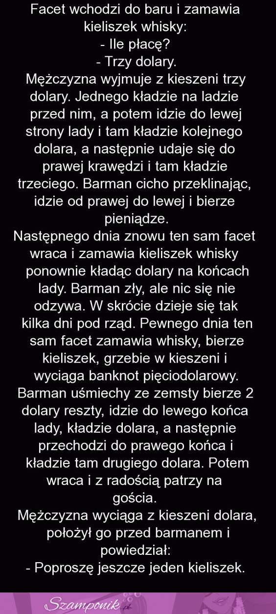 Oj to barman musiał się nieźle wkurzyć xD