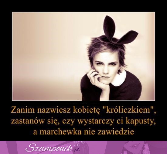 Zanim nazwiesz kobietę króliczkiem