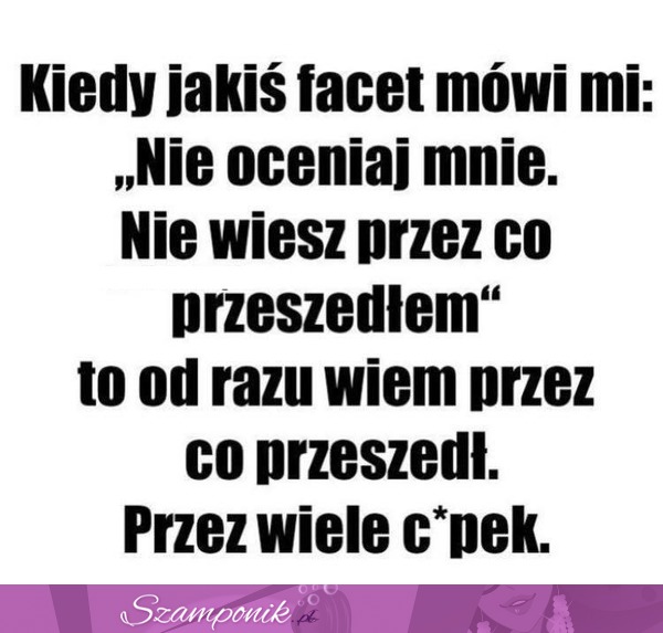 Kiedy facet mówi...