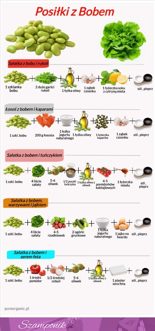 Posiłki z bobem! Pycha!