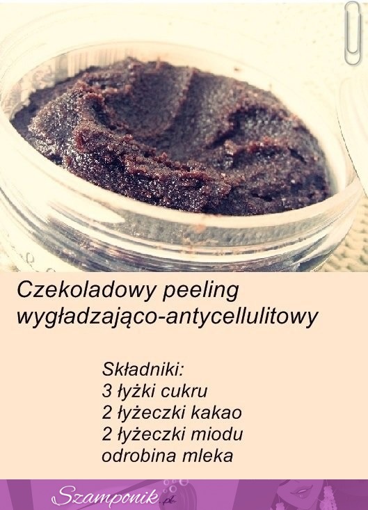 Czekoladowy peeling wygładzająco-antycellulitowy