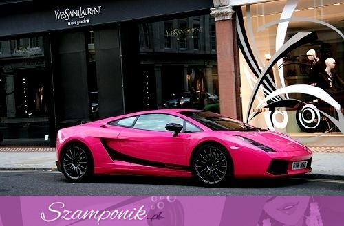 Różowe Lamborghini