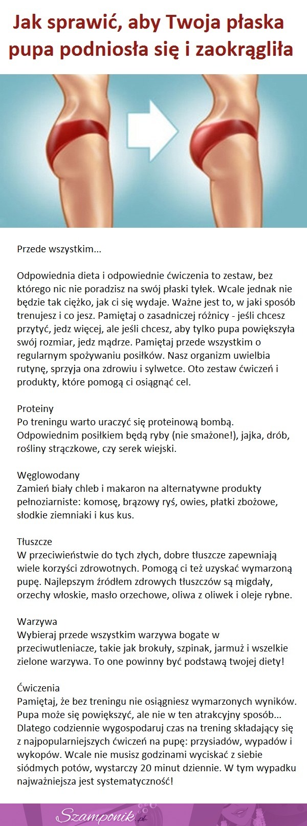 Jak sprawdzić, aby Twoja płaska pupa podniosła się i zaokrągliła?