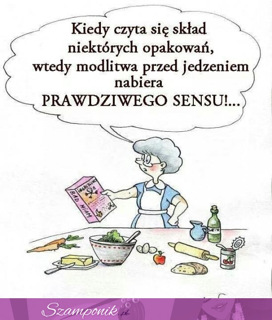 Skład niektórych dań