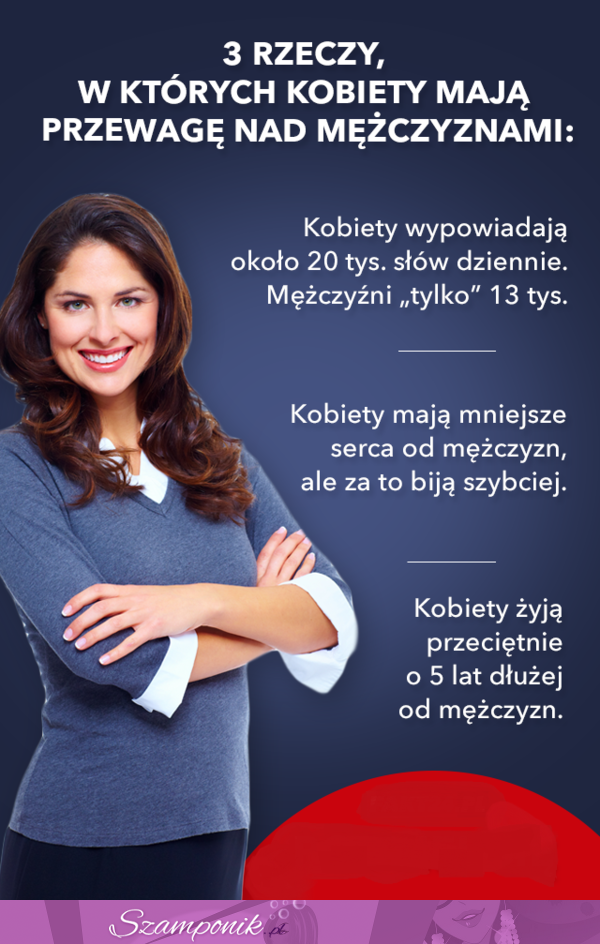 3 rzeczy, w których KOBIETY mają PRZEWAGĘ nad mężczyznami ;)