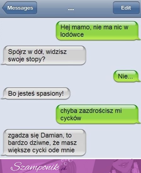 Rozmowa SMS syna z matką,! Pojechała mu mocno! Musisz to zobaczyć