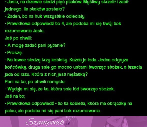 Kawał dnia: "Jedzenie banana świadczy o..." ;D