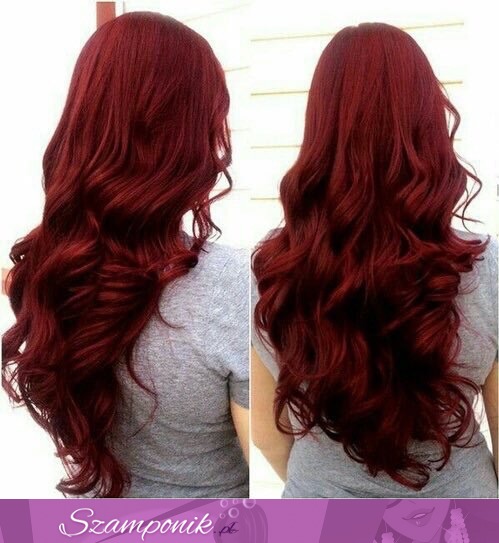 Beautiful bordo hair