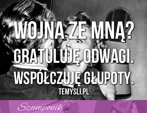 Wojna ze mną