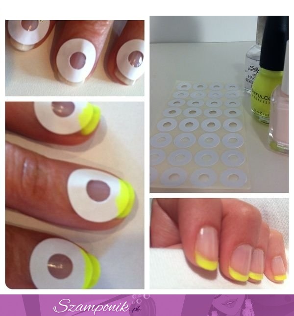 Neonowy manicure