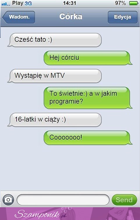 Napisała do TATY, że wystąpi w PROGRAMIE MTV! Ale dlaczego w tym! Biedny tato!