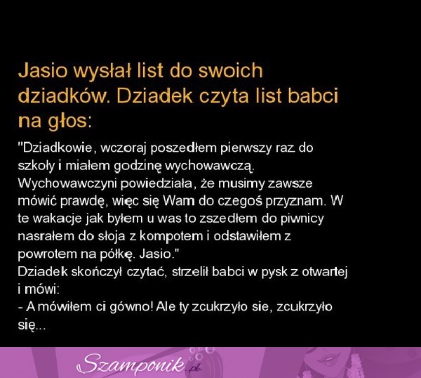 Mocny kawał: Wnuczek wkręcił swoich dziadków!  ZJEDLI GÓWNO!