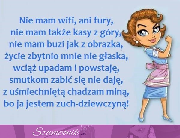 Nie mam wifi, ani fury... ;D