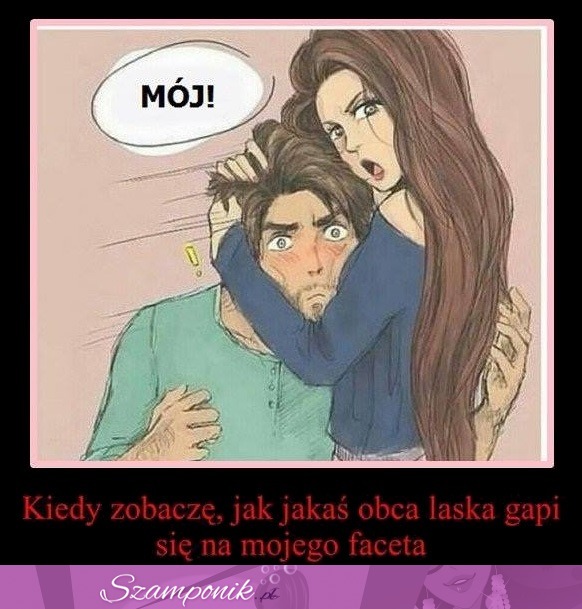 Jak inna laska gapi się na mojego faceta...