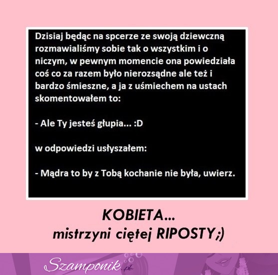 Kobieta mistrzyni ciętej riposty