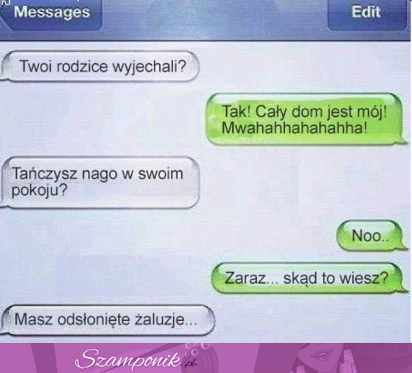 Jej rodzice wyjechali a ona ZOSTAŁA SAMA W DOMU! Co ona ZROBIŁA, że dostała tego SMS?!