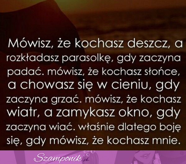 Mówisz, że kochasz...