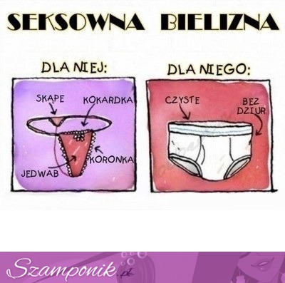 Seksowna bielizna dla niej i dla niego