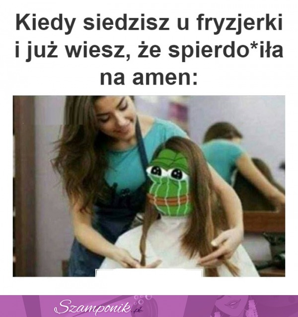 U fryzjerki...