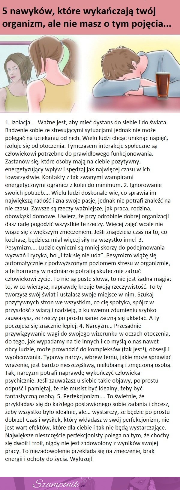 5 nawyków, które wykańczają Twój organizm. Nie masz o tym pojęcia!