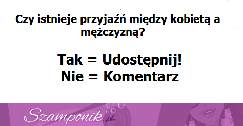 Istnieje przyjaźń między kobietą a mężczyzną?