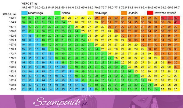 Sprawdź czy masz nadwagę czy niedowagę! ;-) Wystarczy wzrost i waga!