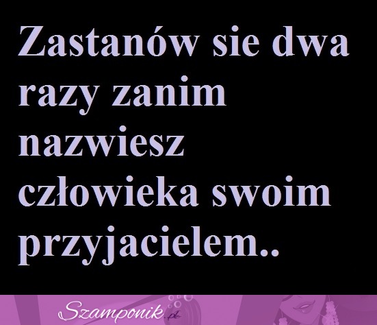 Zastanów się dwa razy