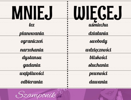 Mniej i więcej