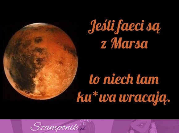 Jeśli faceci są z Marsa