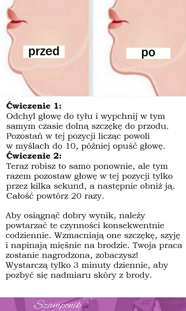 Korzystając z tej metody, Twój podwójny podbródek zniknie w 3 minuty!