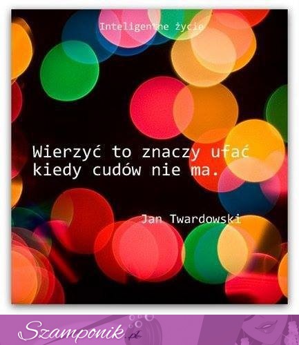 Wierzyć to znaczy...