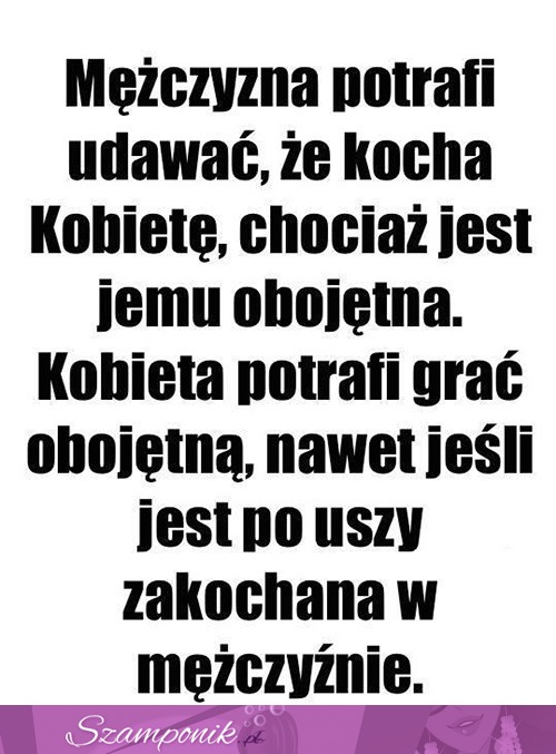 Dlatego się uzupełniamy ;P