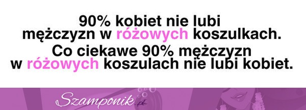 Mężczyźni w różowych koszulkach