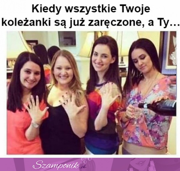 Zaręczone koleżanki ;d