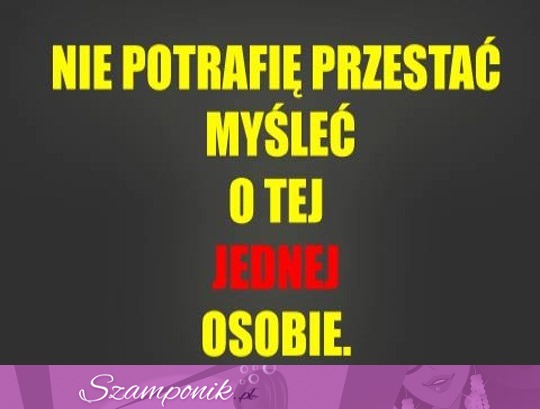 Nie potrafię przestać...