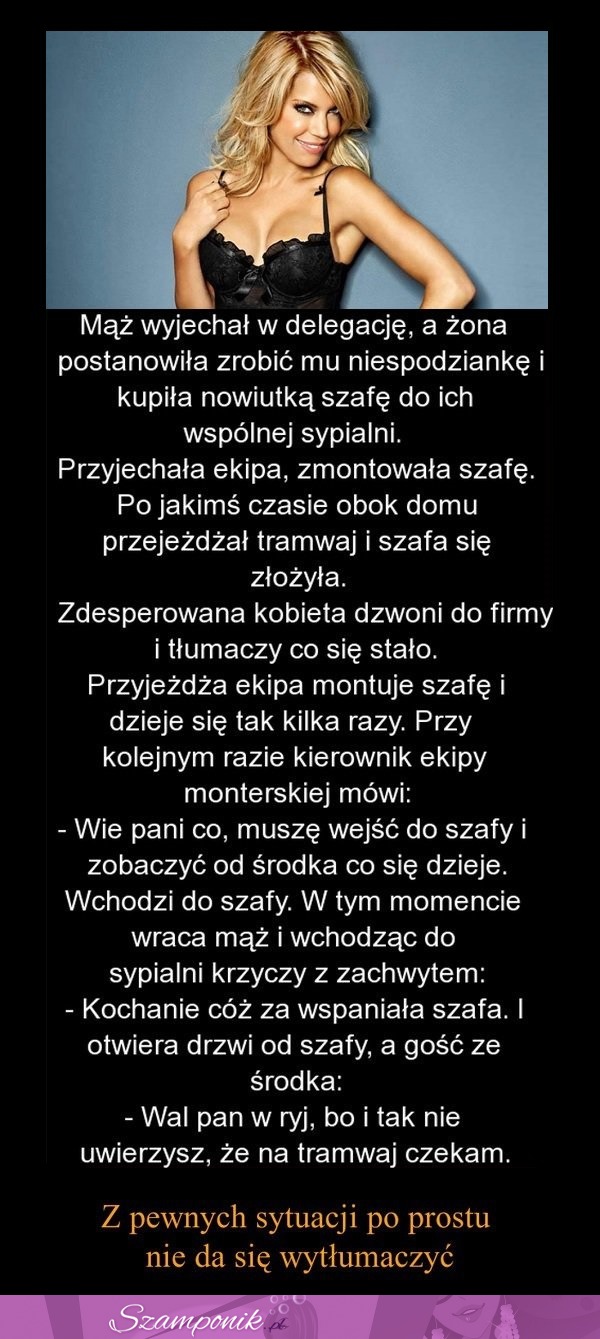 Mąż w DELEGACJI a żona postanowiła zrobić mu NIESPODZIANKĘ...Trochę nie wyszło