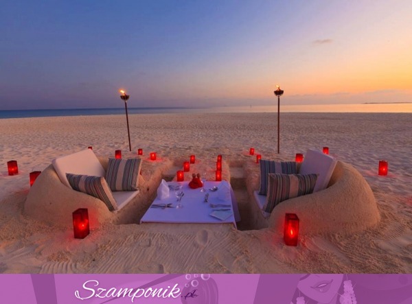 Cudowna kolacja na plaży! PIĘKNE!
